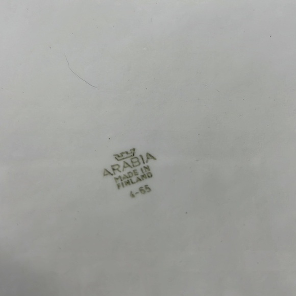 Arabia Finland White Oval Platter - Picture 6 of 13